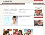 Aufbau des bekannten Partner.de Hilfe-Magazins 2012