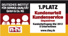 NEU.DE wurde vom Deutschen Institut für Servicequalität mit dem Qualitätsurteil „gut“ ausgezeichnet & erzielte den ersten Platz beim Kundenservice